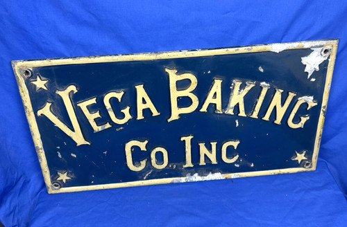1930 cast aluminum sign - aluminum,